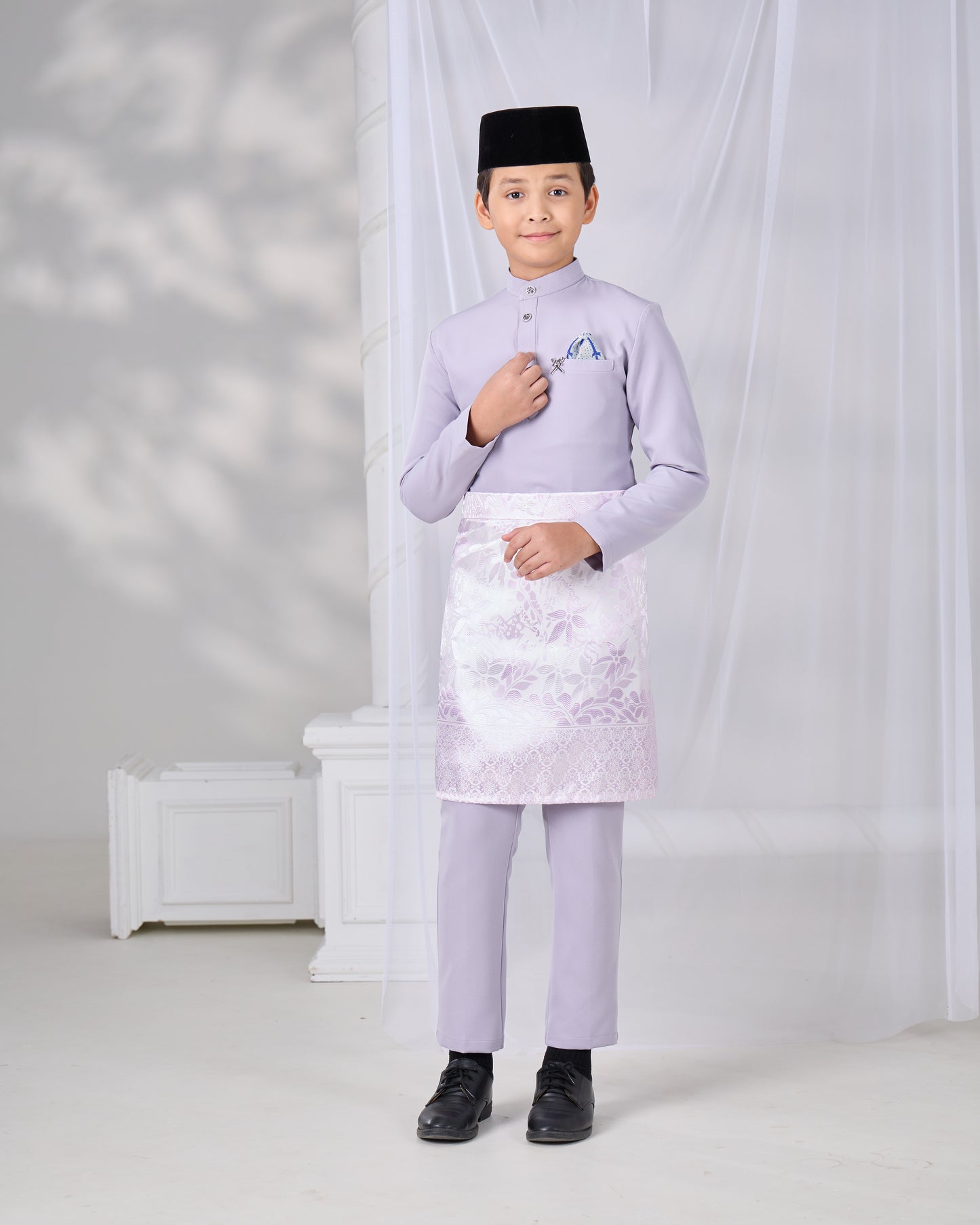 SOULTAN BAJU MELAYU FOR KIDS (MAUVE)