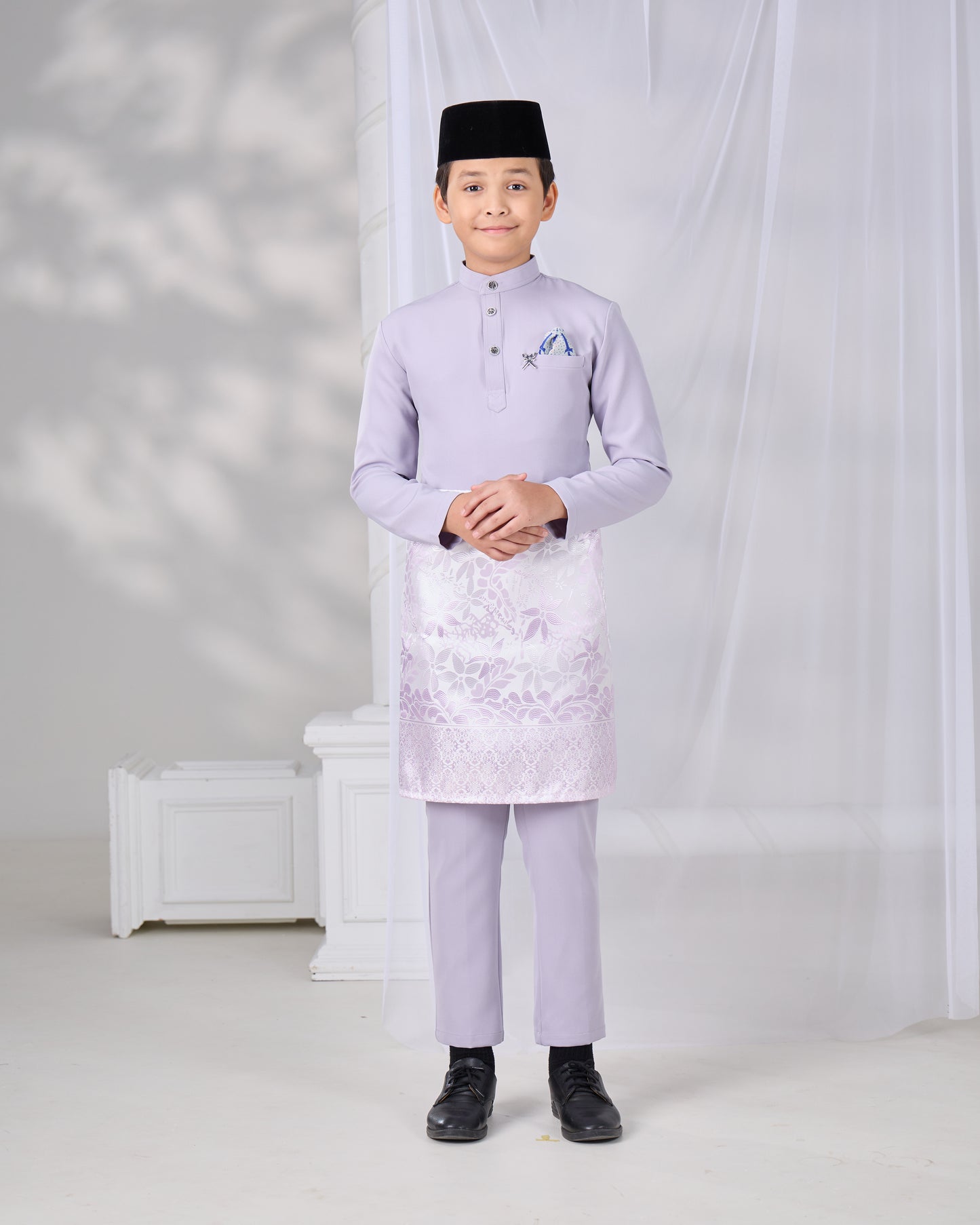 SOULTAN BAJU MELAYU FOR KIDS (MAUVE)