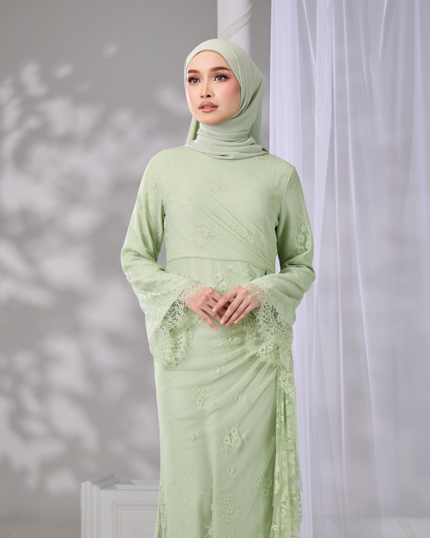 MIRANA DRESS (GREEN TEA)