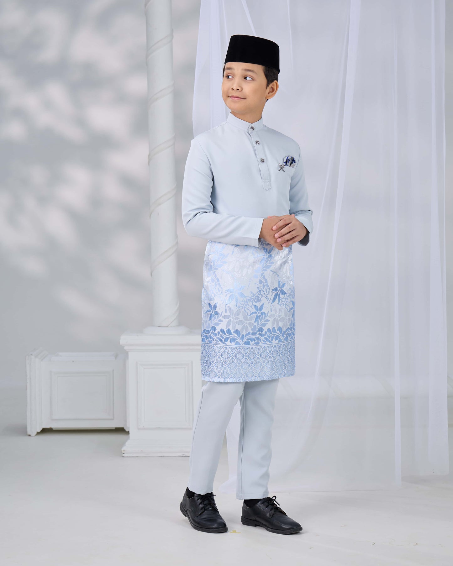 SOULTAN BAJU MELAYU FOR KIDS (POWDER BLUE)