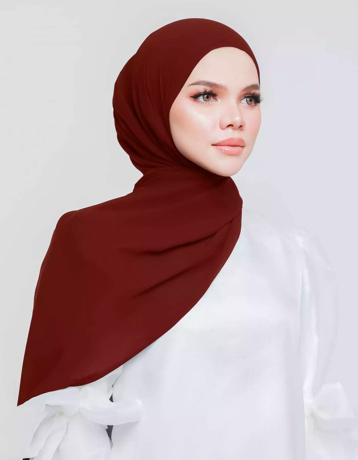 THALIA SHAWL (BURGUNDY)