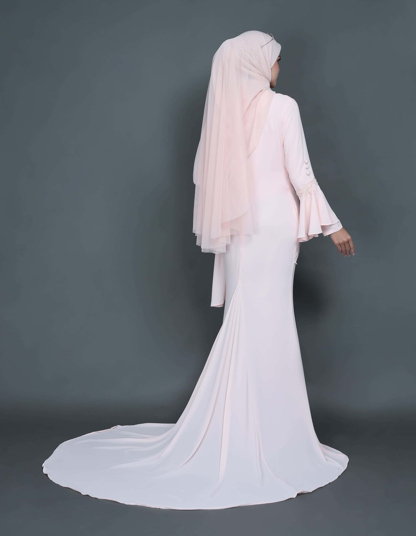 MINOR DEFECT TRISYA DRESS (PEACH)
