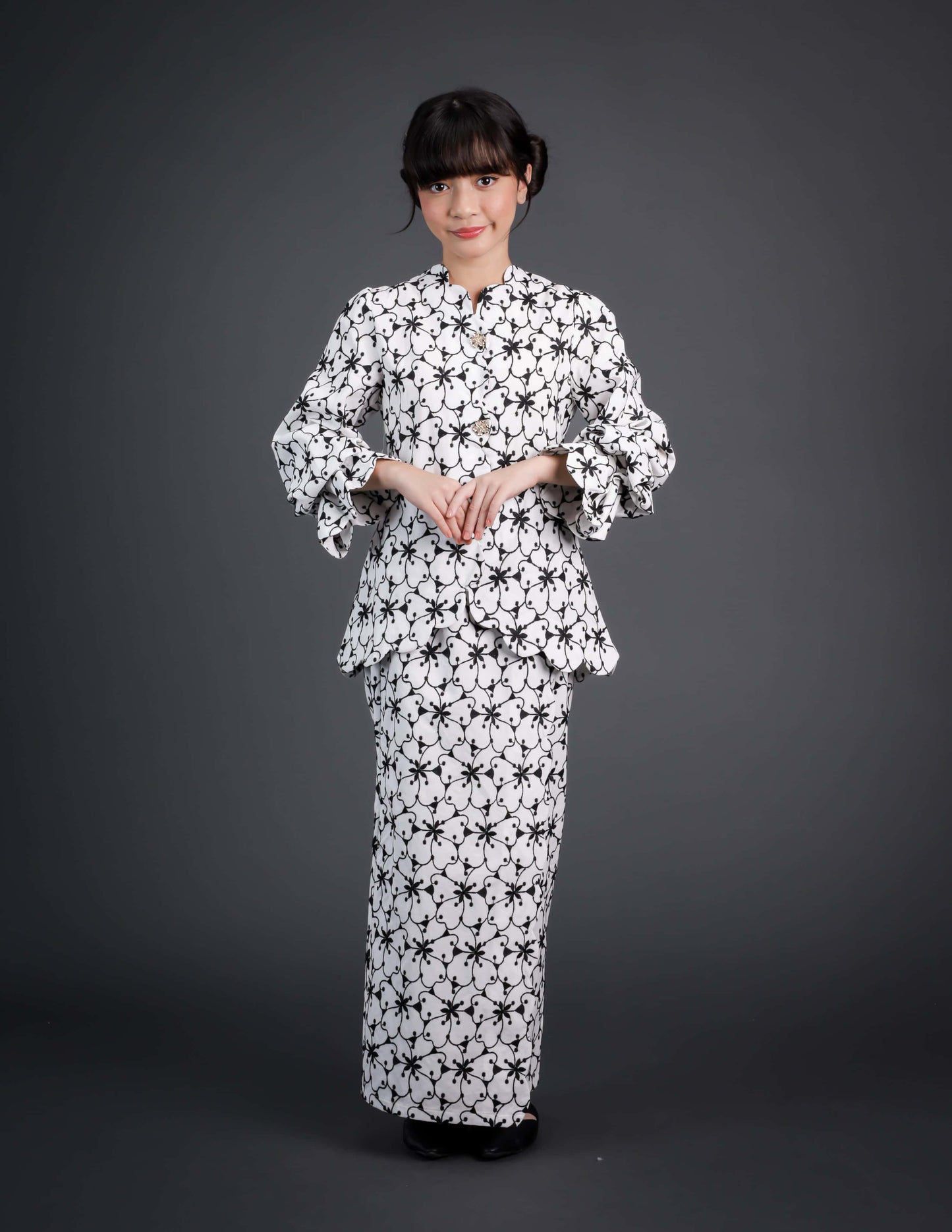 WARDIYA KURUNG KIDS (OFF WHITE)