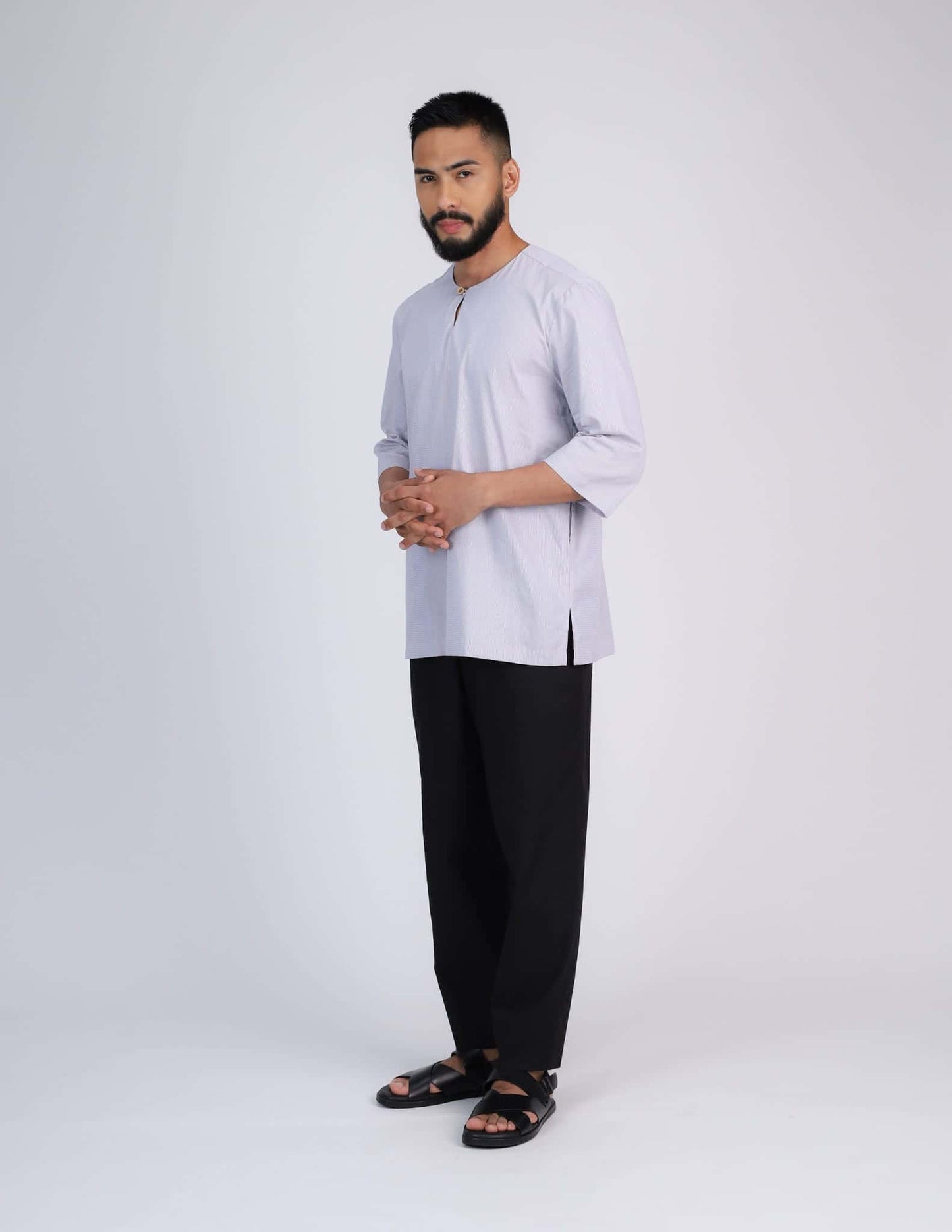 ZAFAR KURTA (GREY)