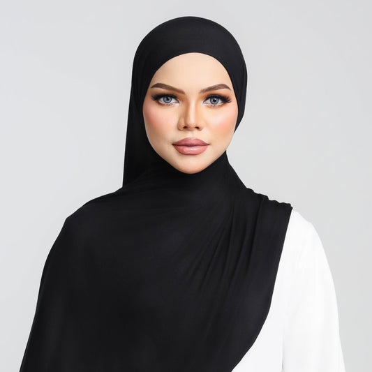 JERSEY SHAWL (BLACK)