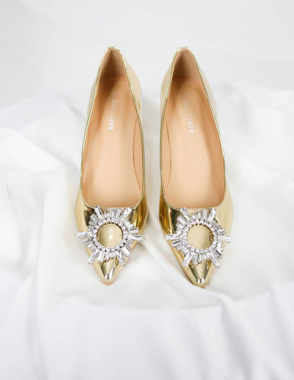 GABRIELLA HEELS (GOLD)