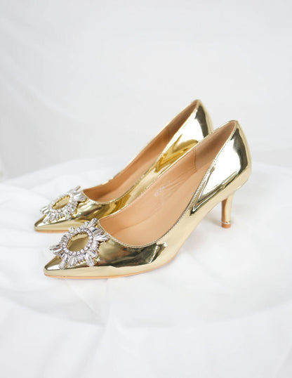 GABRIELLA HEELS (GOLD)