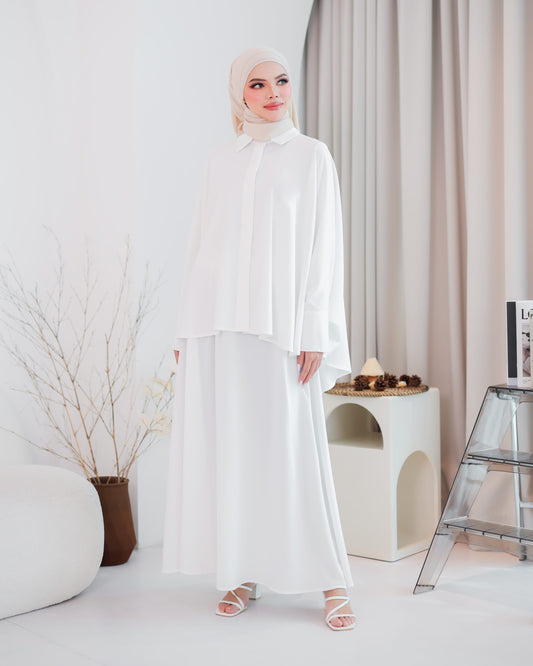 TRIANNA DRESS (OFF WHITE)