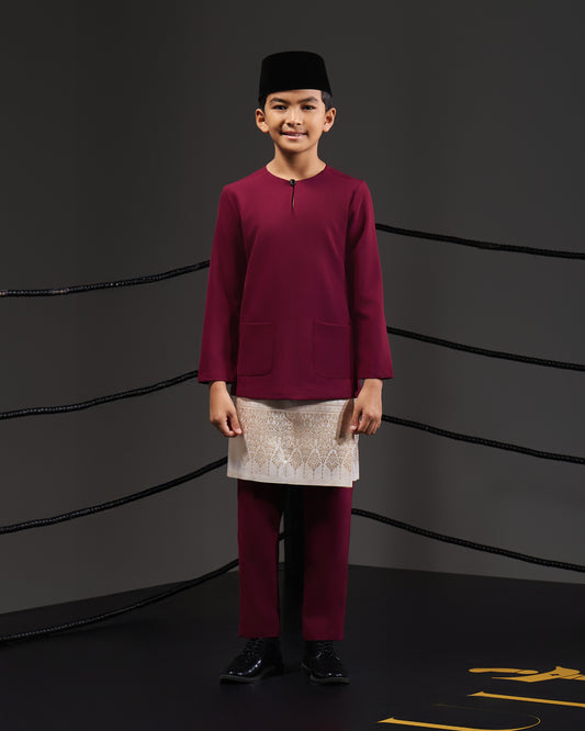 ARJUNA TELUK BELANGA KIDS (BURGUNDY)