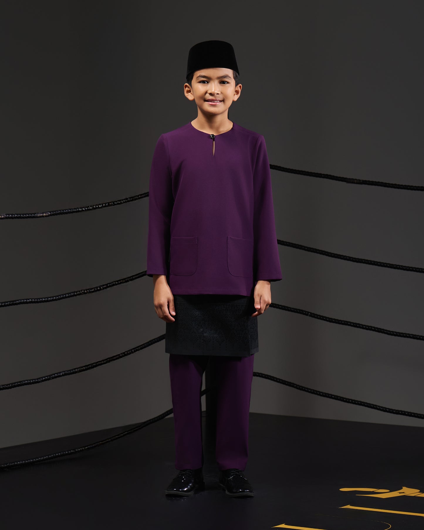 ARJUNA TELUK BELANGA KIDS (DARK PURPLE)