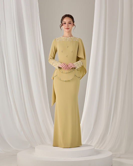 ZAYRA DRESS (GINGER YELLOW)