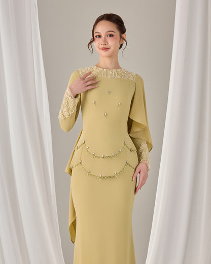 ZAYRA DRESS (GINGER YELLOW)