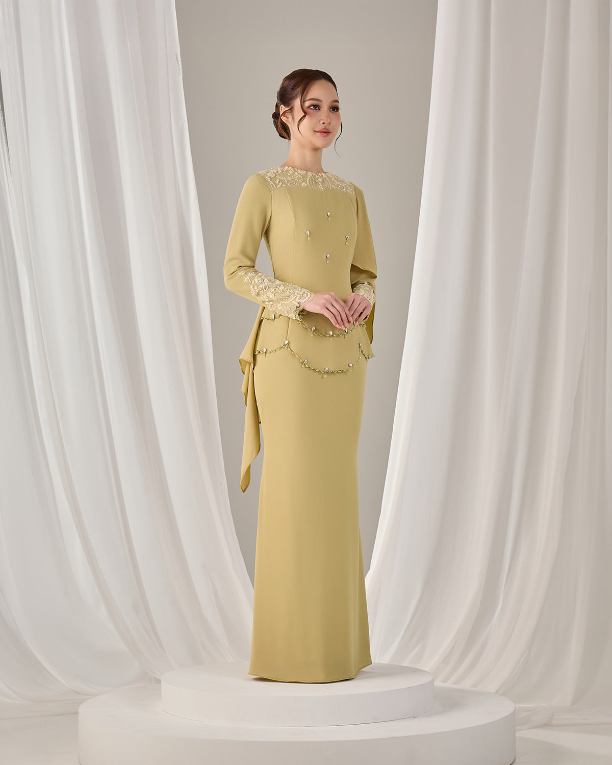 ZAYRA DRESS (GINGER YELLOW)