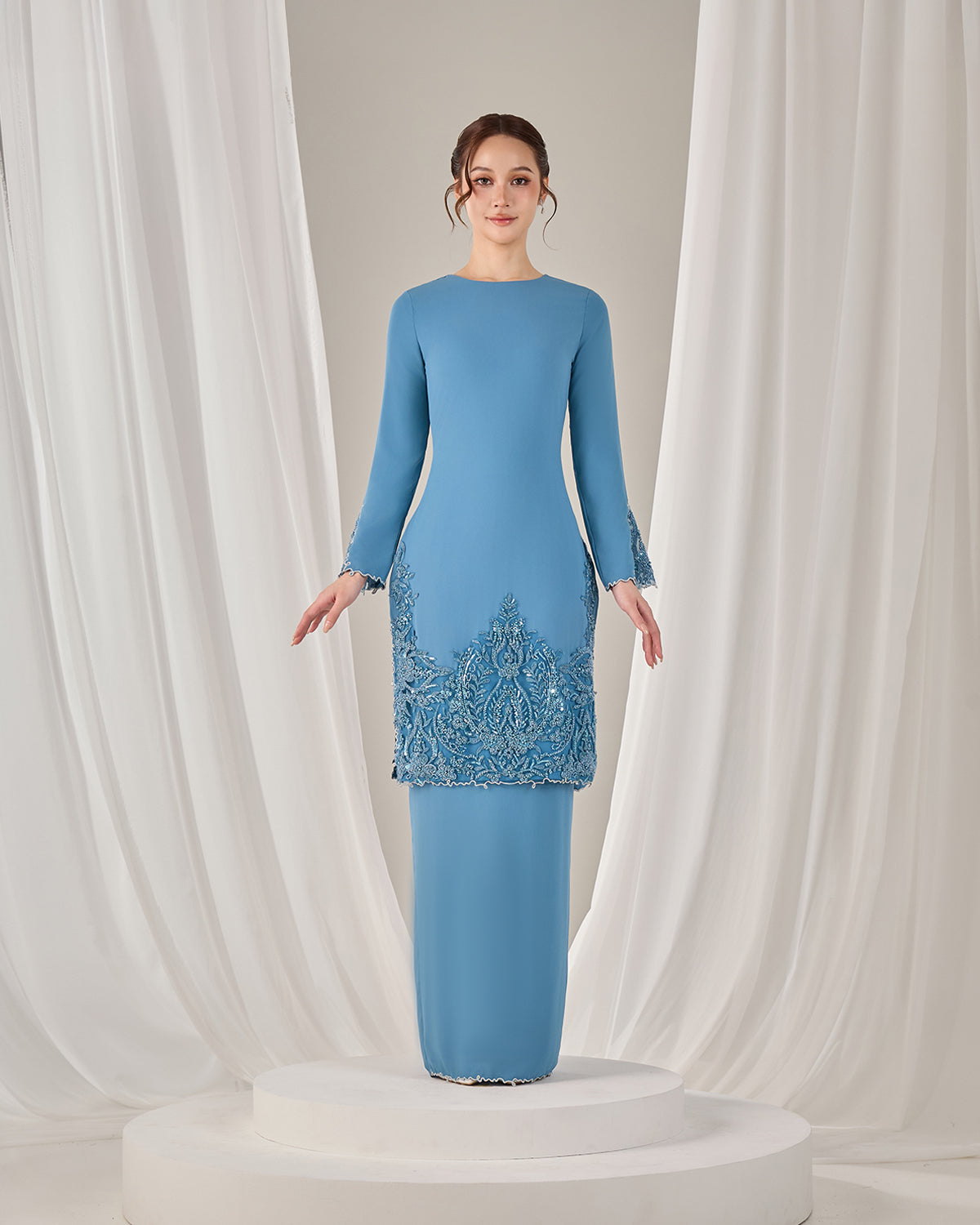 MINOR DEFECT NOURIE KURUNG (DIAMOND TEAL BLUE)
