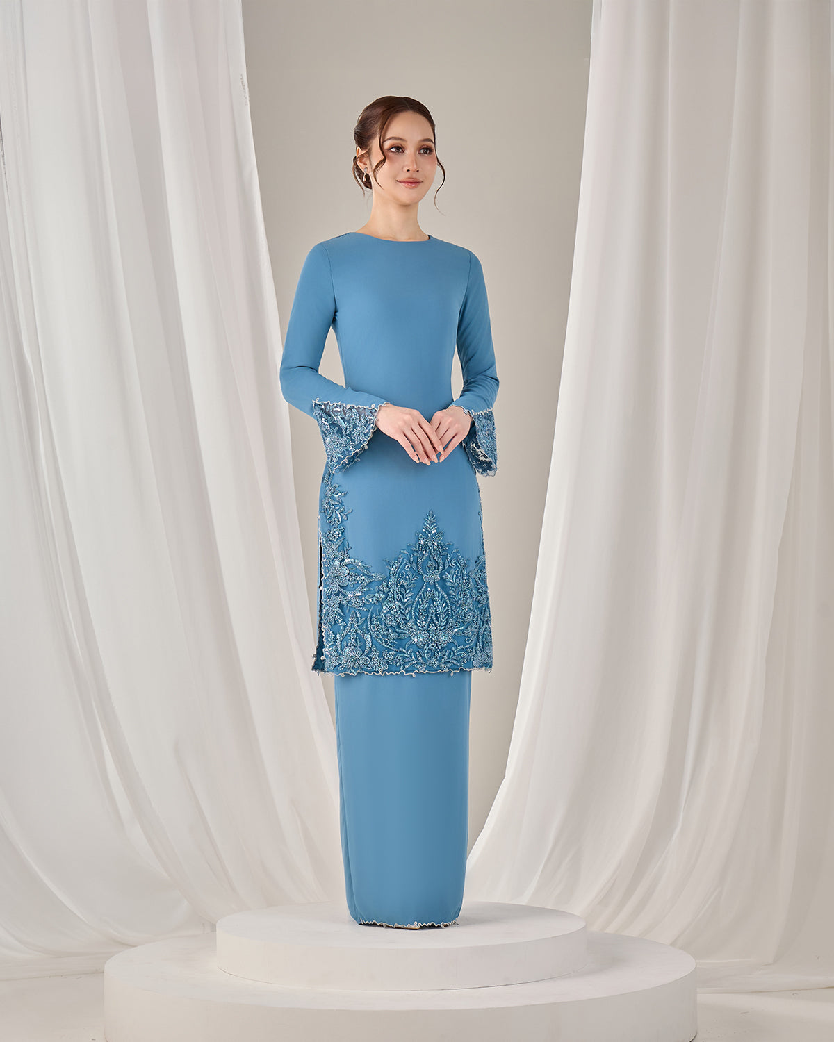 MINOR DEFECT NOURIE KURUNG (DIAMOND TEAL BLUE)