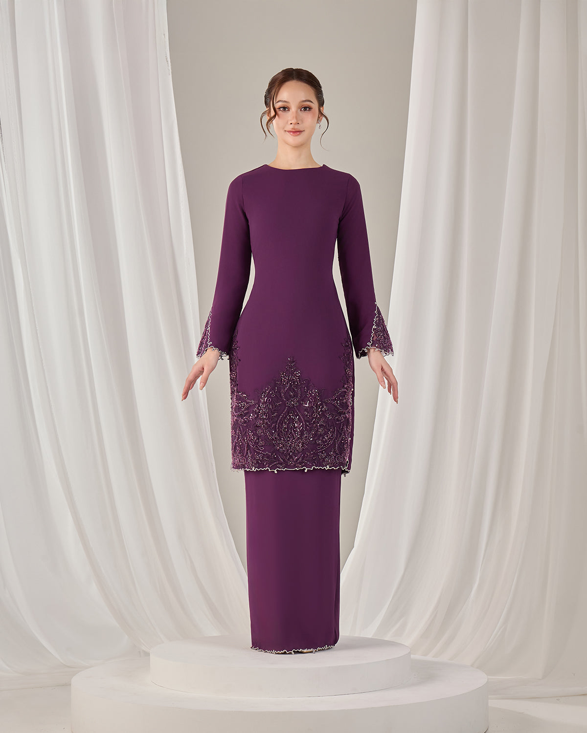 NOURIE KURUNG (DARK PURPLE)