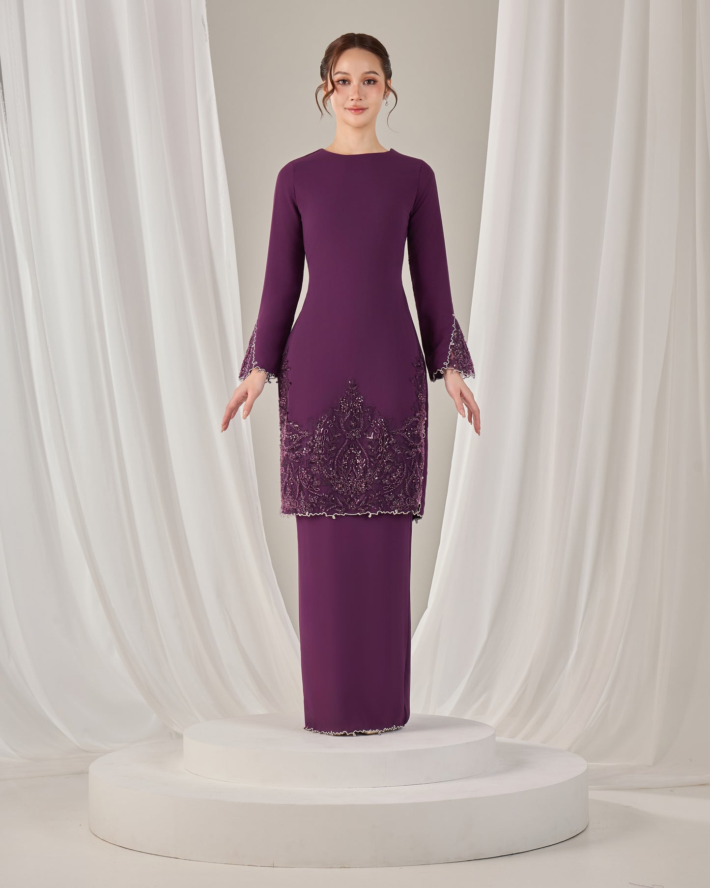 NOURIE KURUNG (DARK PURPLE)