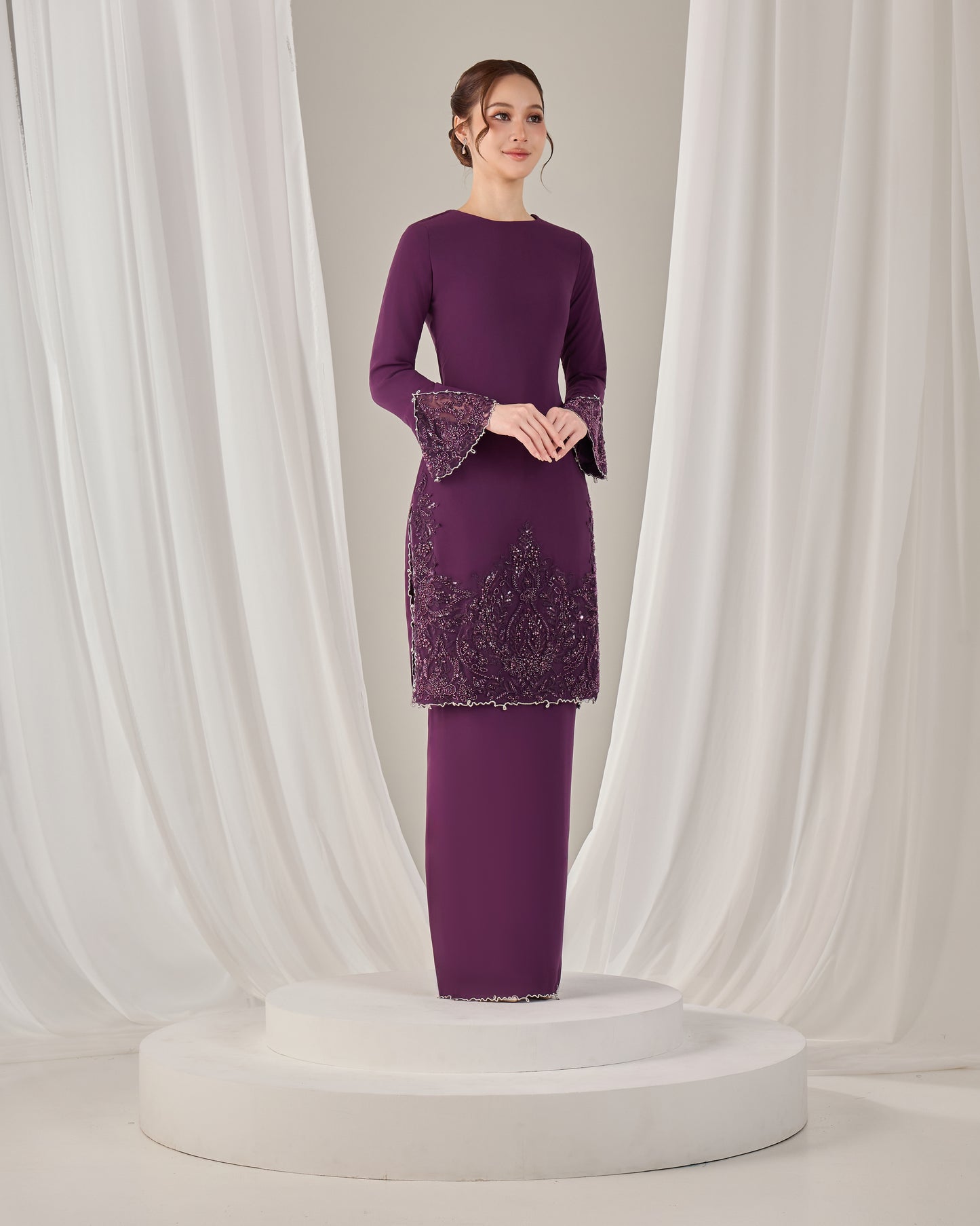 NOURIE KURUNG (DARK PURPLE)