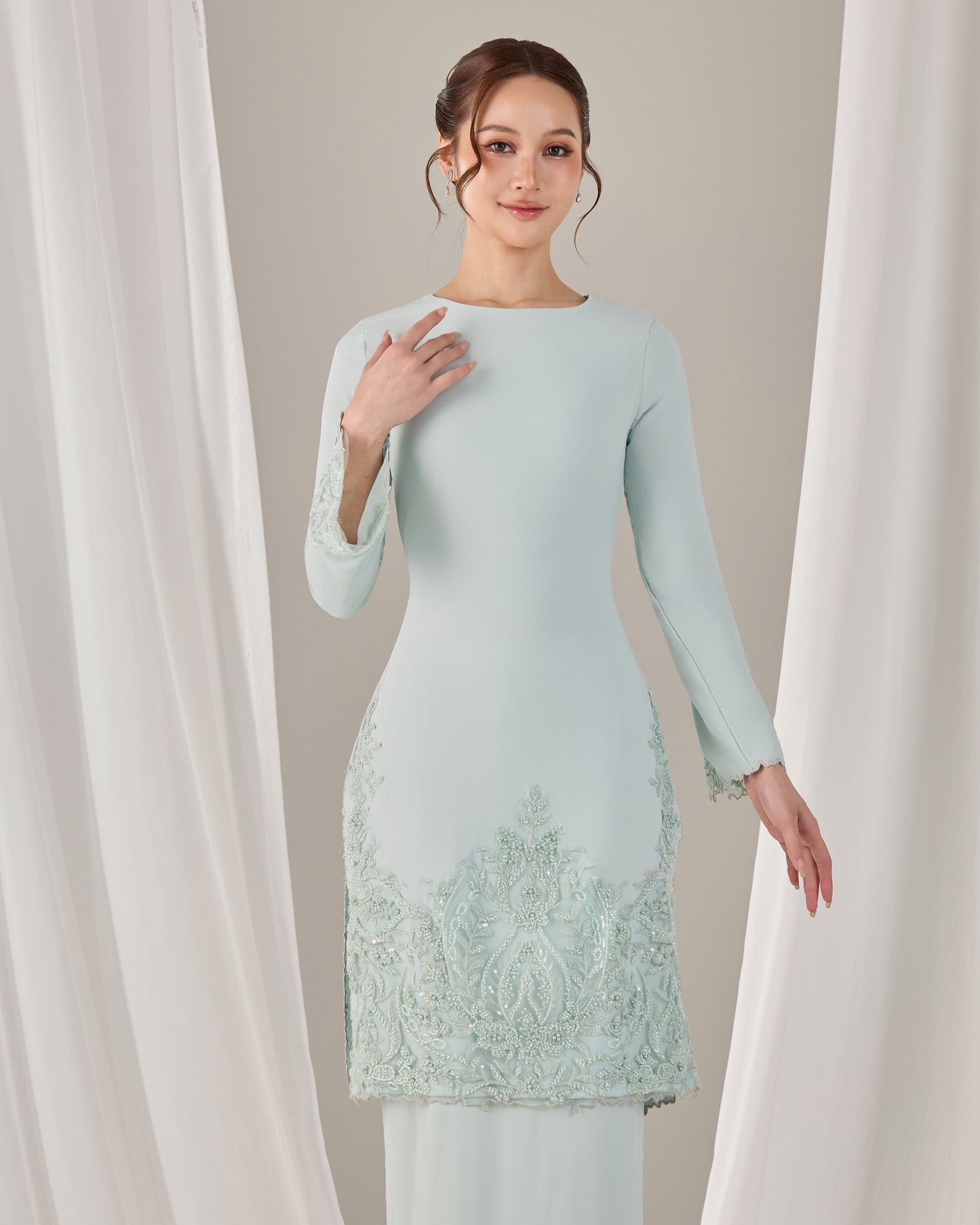 NOURIE KURUNG (MINT GREEN)