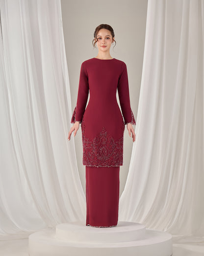NOURIE KURUNG (BURGUNDY)