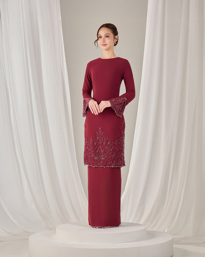 NOURIE KURUNG (BURGUNDY)