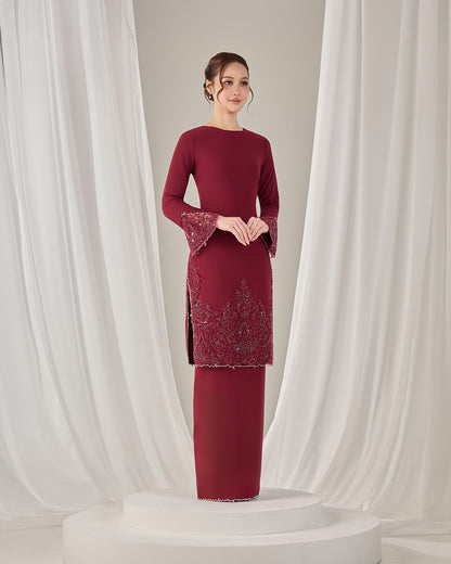 NOURIE KURUNG (BURGUNDY)