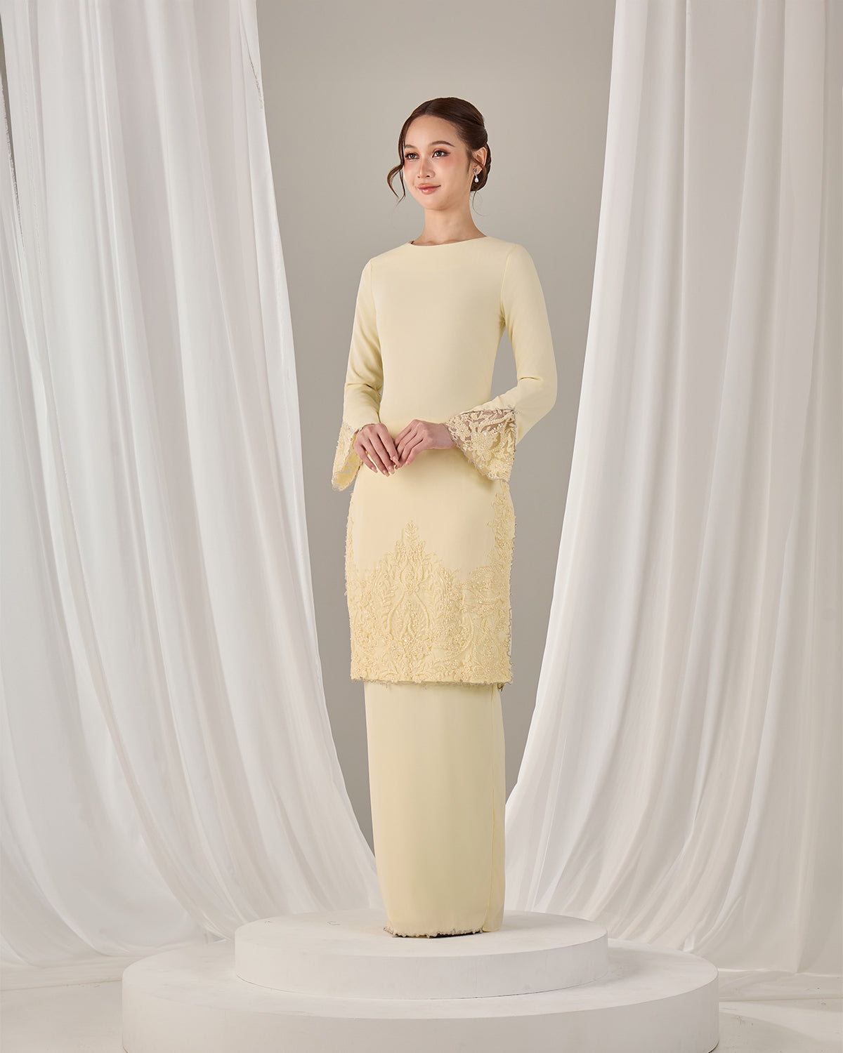 NOURIE KURUNG (LIGHT YELLOW)
