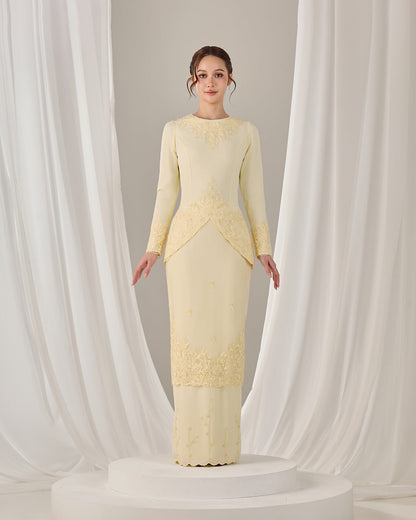 MINOR DEFECT ALEYNA KURUNG (SOFT YELLOW)