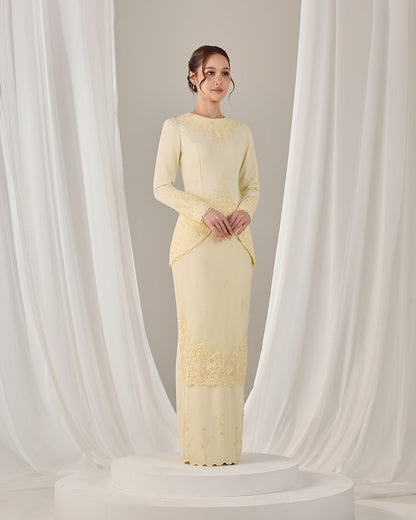 MINOR DEFECT ALEYNA KURUNG (SOFT YELLOW)