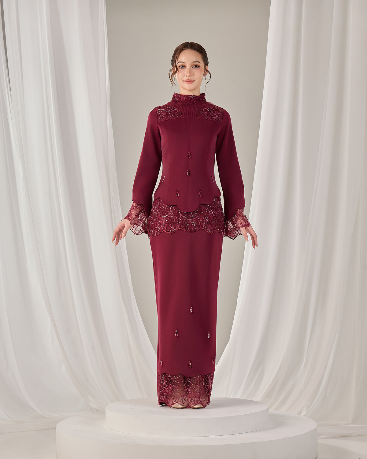 REYNA KURUNG (BURGUNDY)