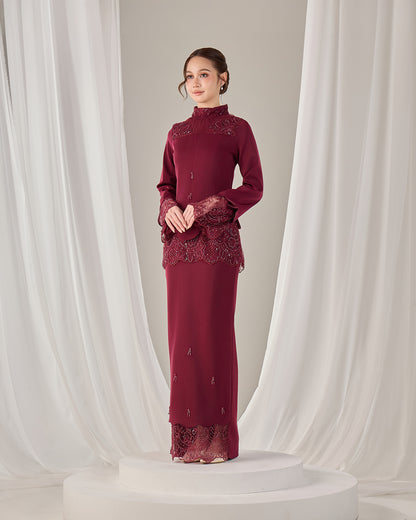 REYNA KURUNG (BURGUNDY)