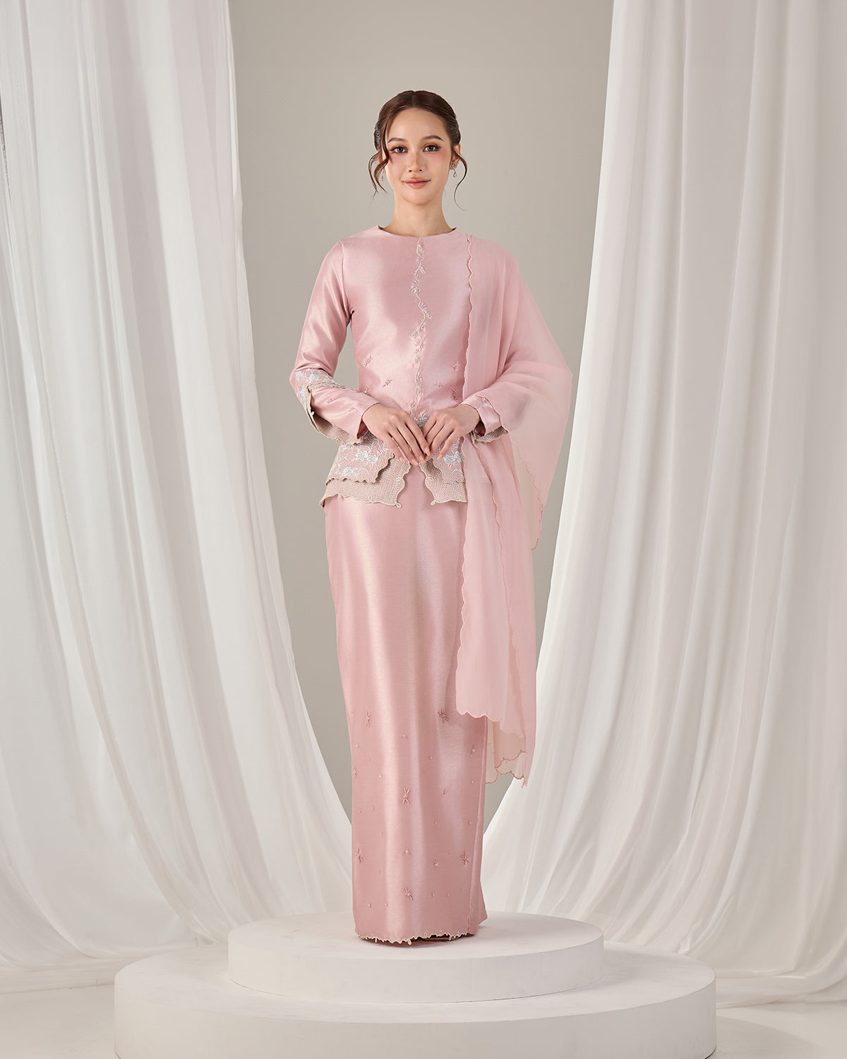 KATHRYN MINI KURUNG (DUSTY PINK)