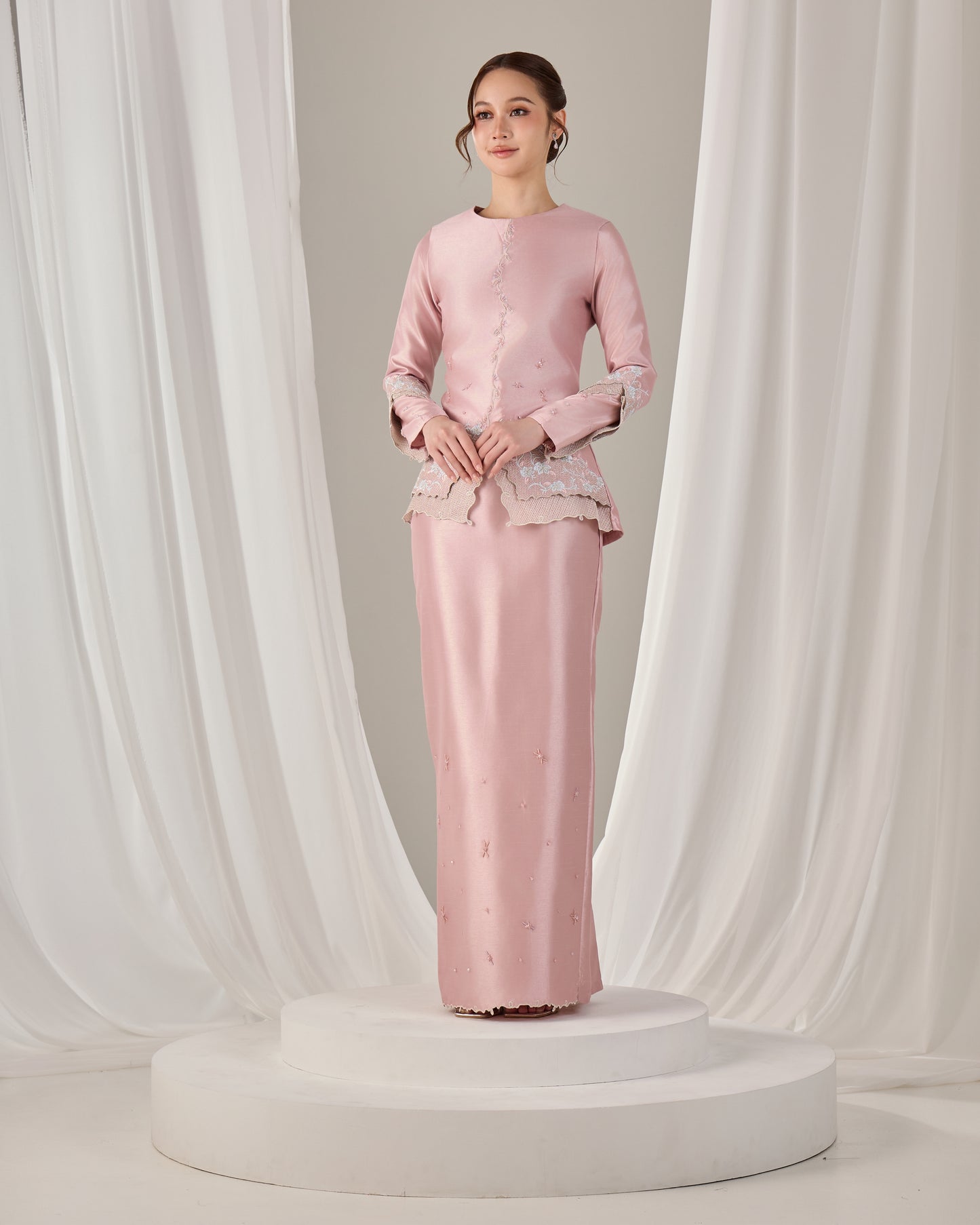 KATHRYN MINI KURUNG (DUSTY PINK)