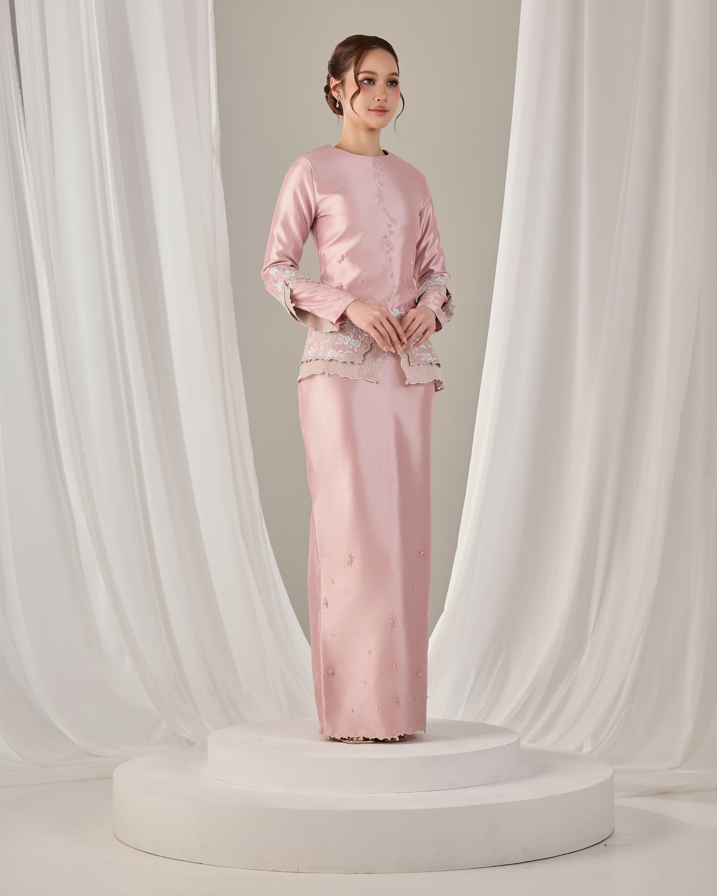 KATHRYN MINI KURUNG (DUSTY PINK)