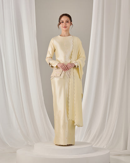 KATHRYN MINI KURUNG (SOFT YELLOW)