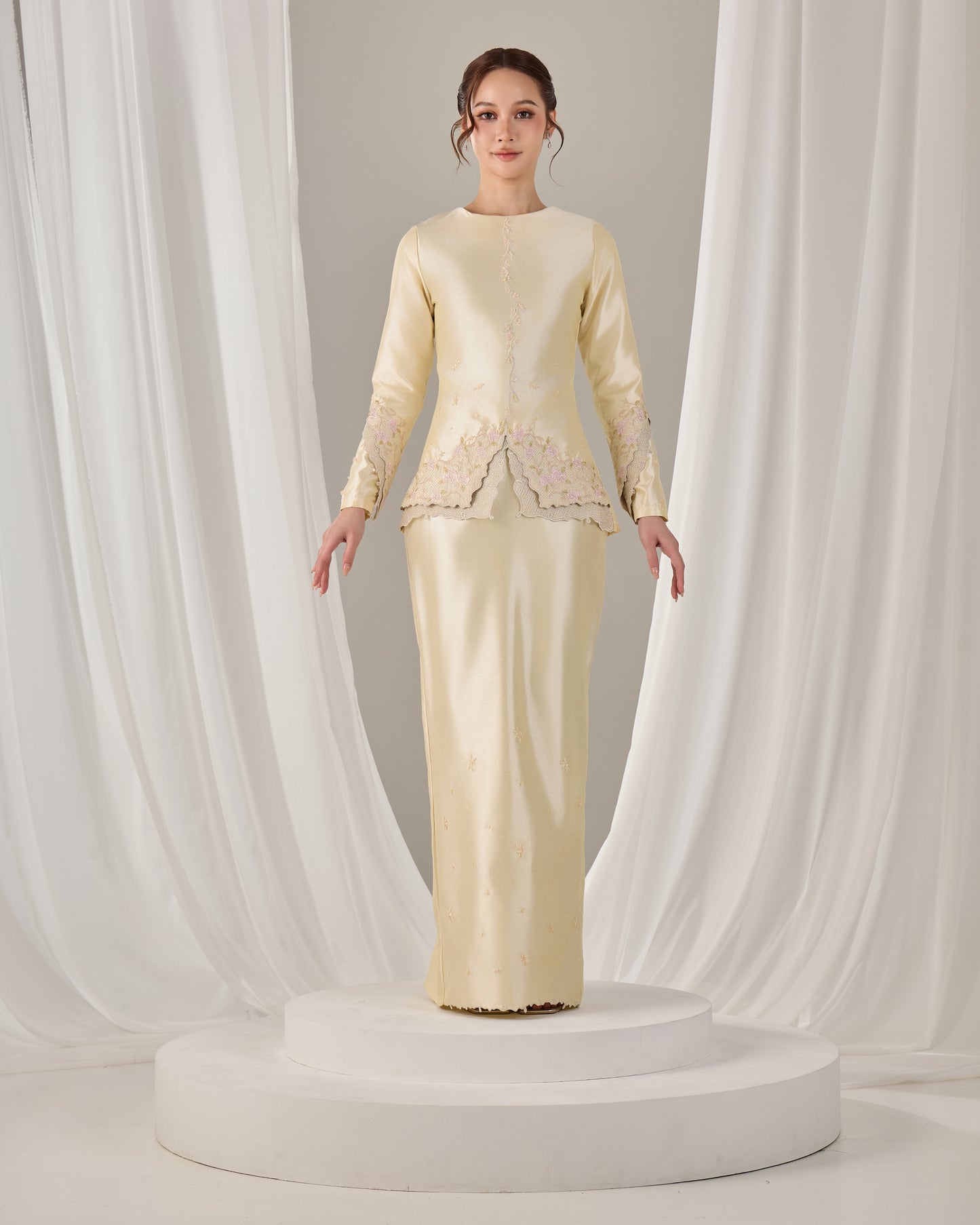 KATHRYN MINI KURUNG (SOFT YELLOW)