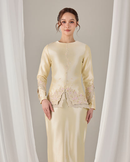 KATHRYN MINI KURUNG (SOFT YELLOW)