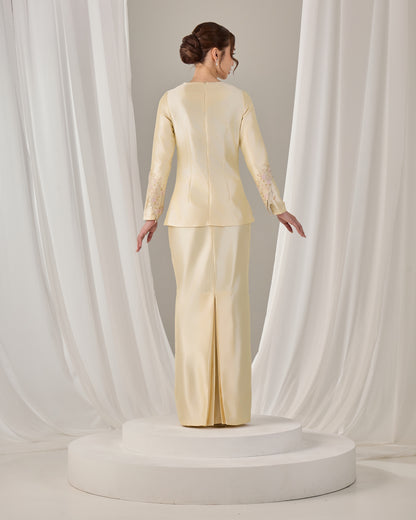 KATHRYN MINI KURUNG (SOFT YELLOW)