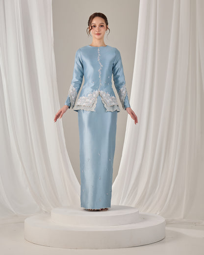 KATHRYN MINI KURUNG (MISTY BLUE)