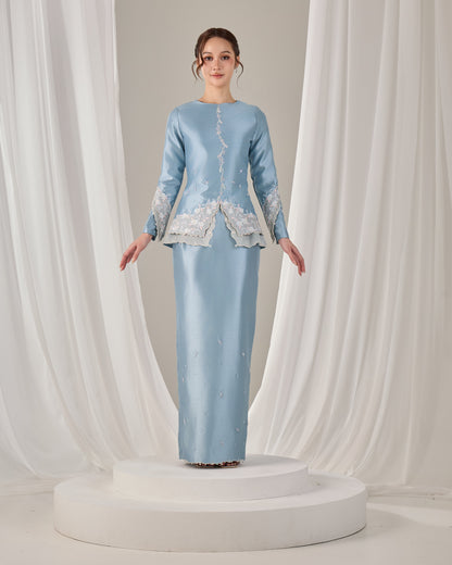MINOR DEFECT KATHRYN MINI KURUNG (MISTY BLUE)