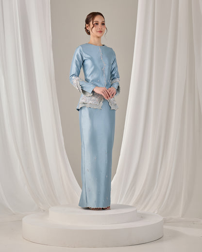 KATHRYN MINI KURUNG (MISTY BLUE)