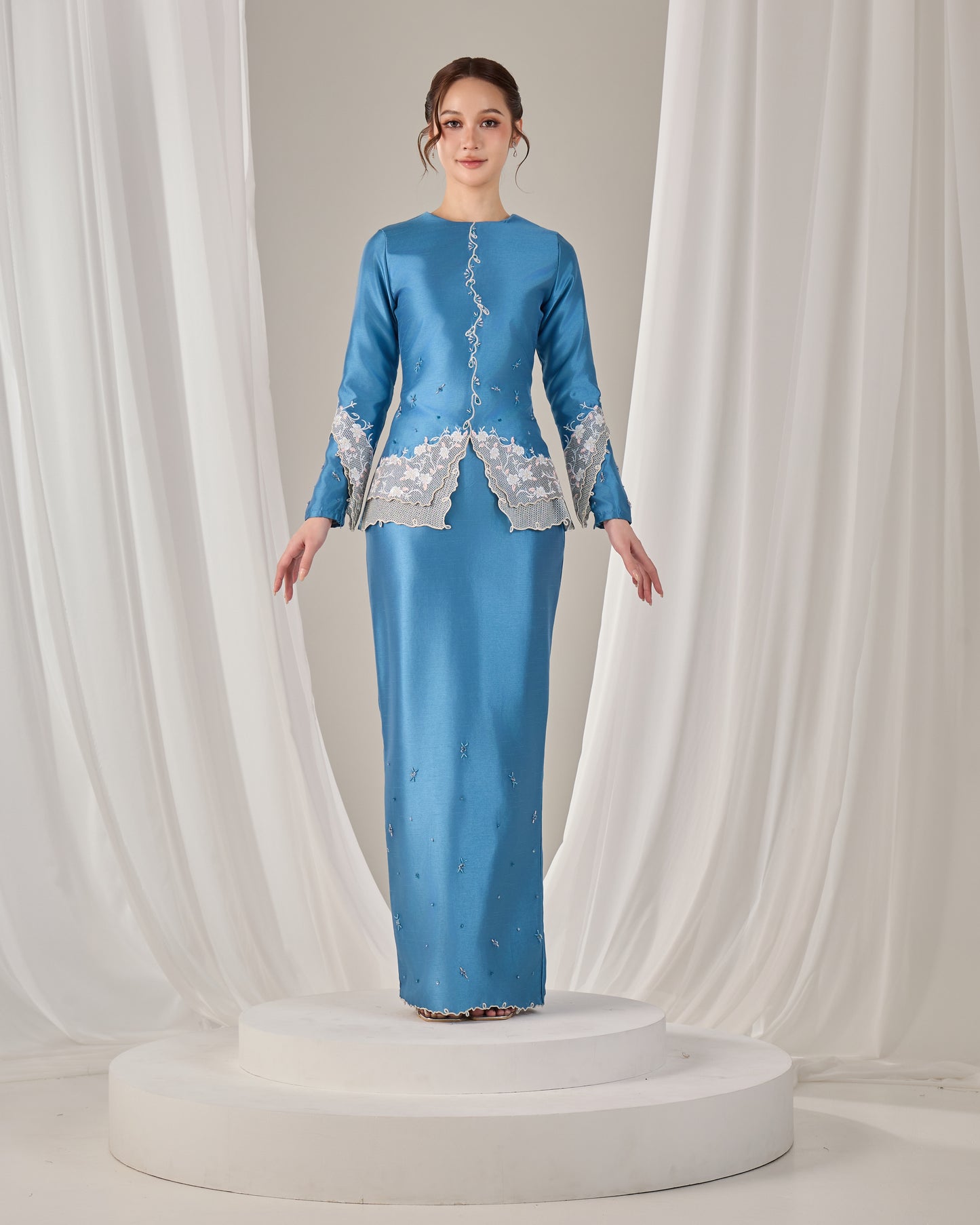 KATHRYN MINI KURUNG (DIAMOND BLUE)