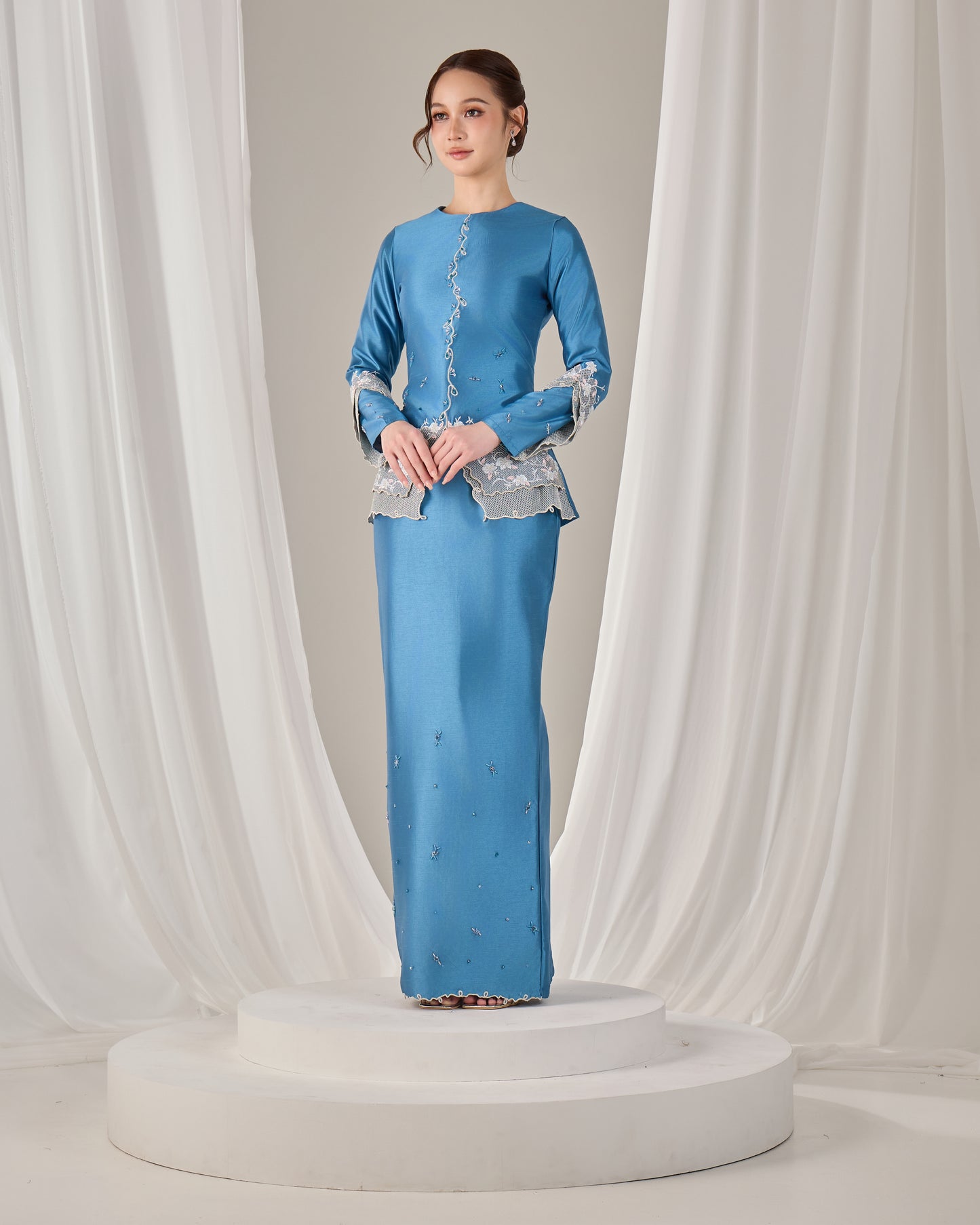 KATHRYN MINI KURUNG (DIAMOND BLUE)