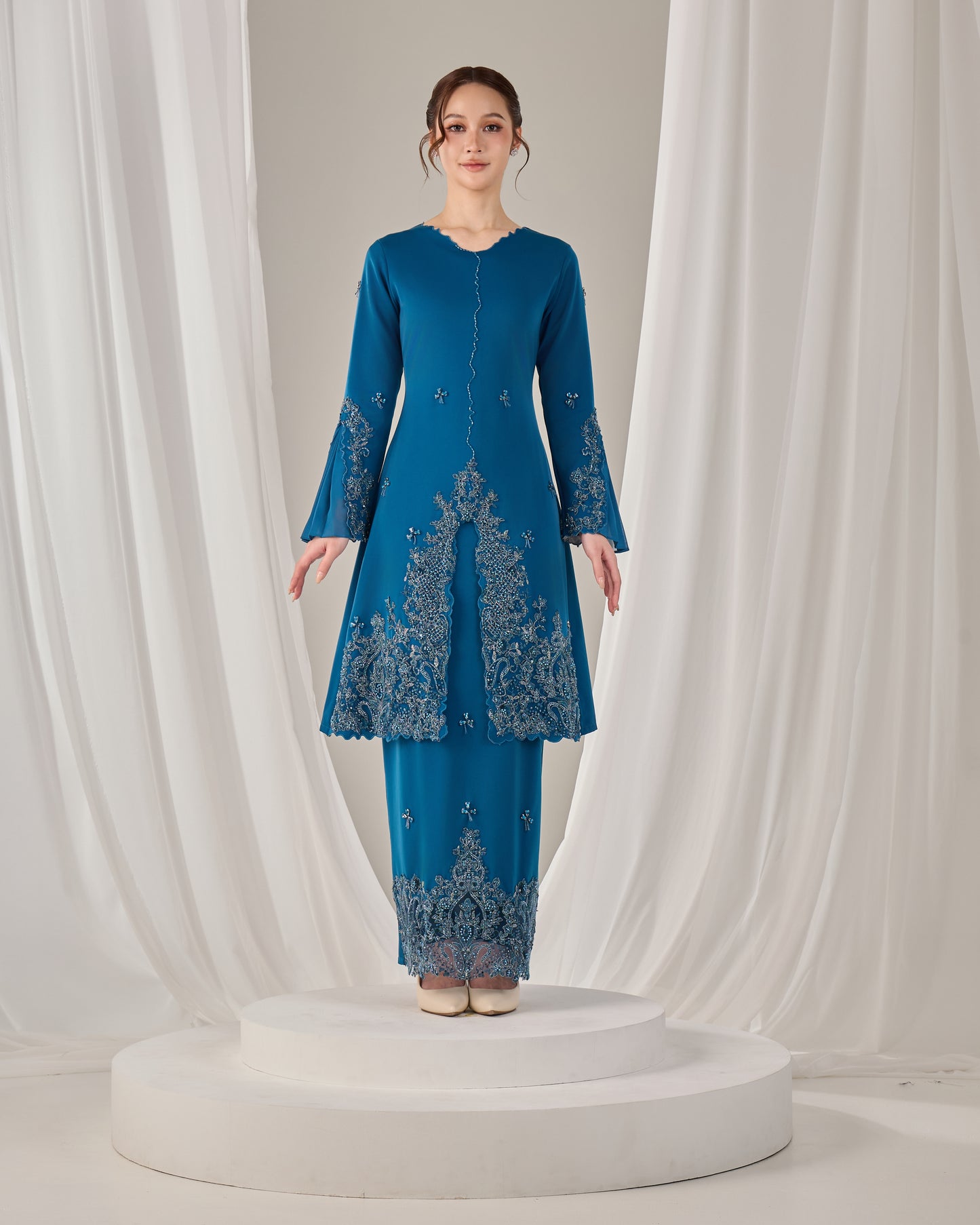 HAURA KURUNG (TEAL BLUE)