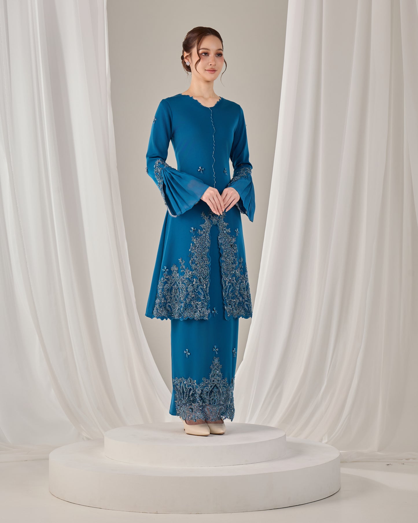 HAURA KURUNG (TEAL BLUE)