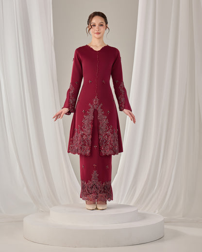 HAURA KURUNG (BURGUNDY)