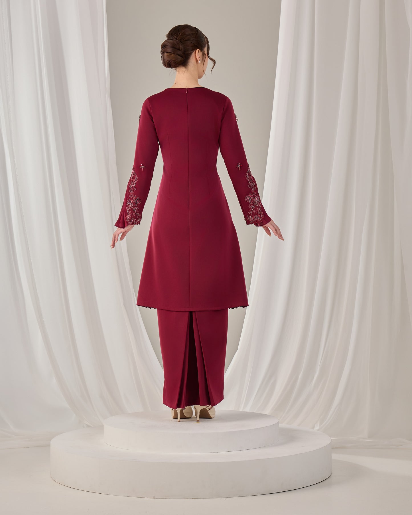 HAURA KURUNG (BURGUNDY)