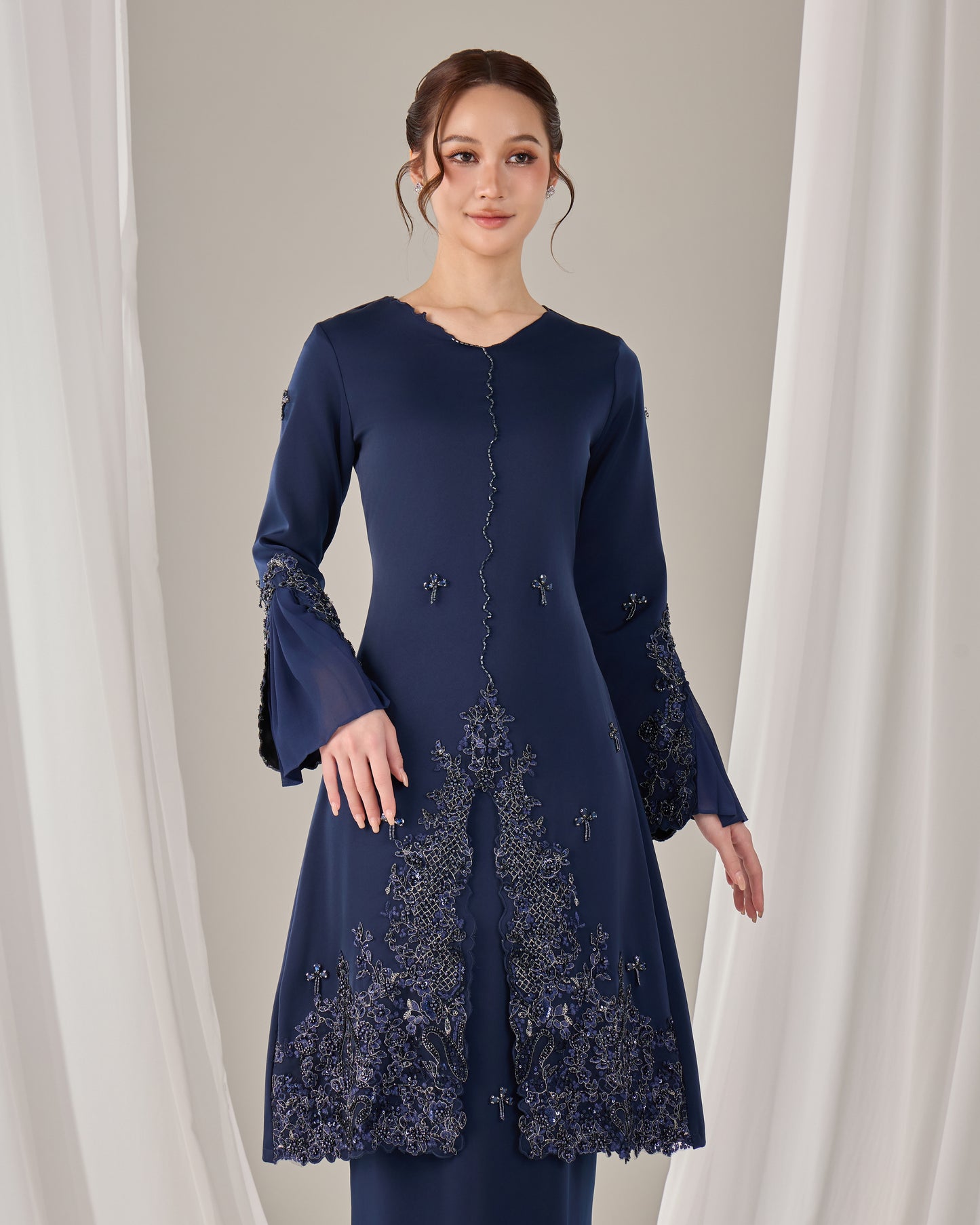 HAURA KURUNG (NAVY BLUE)