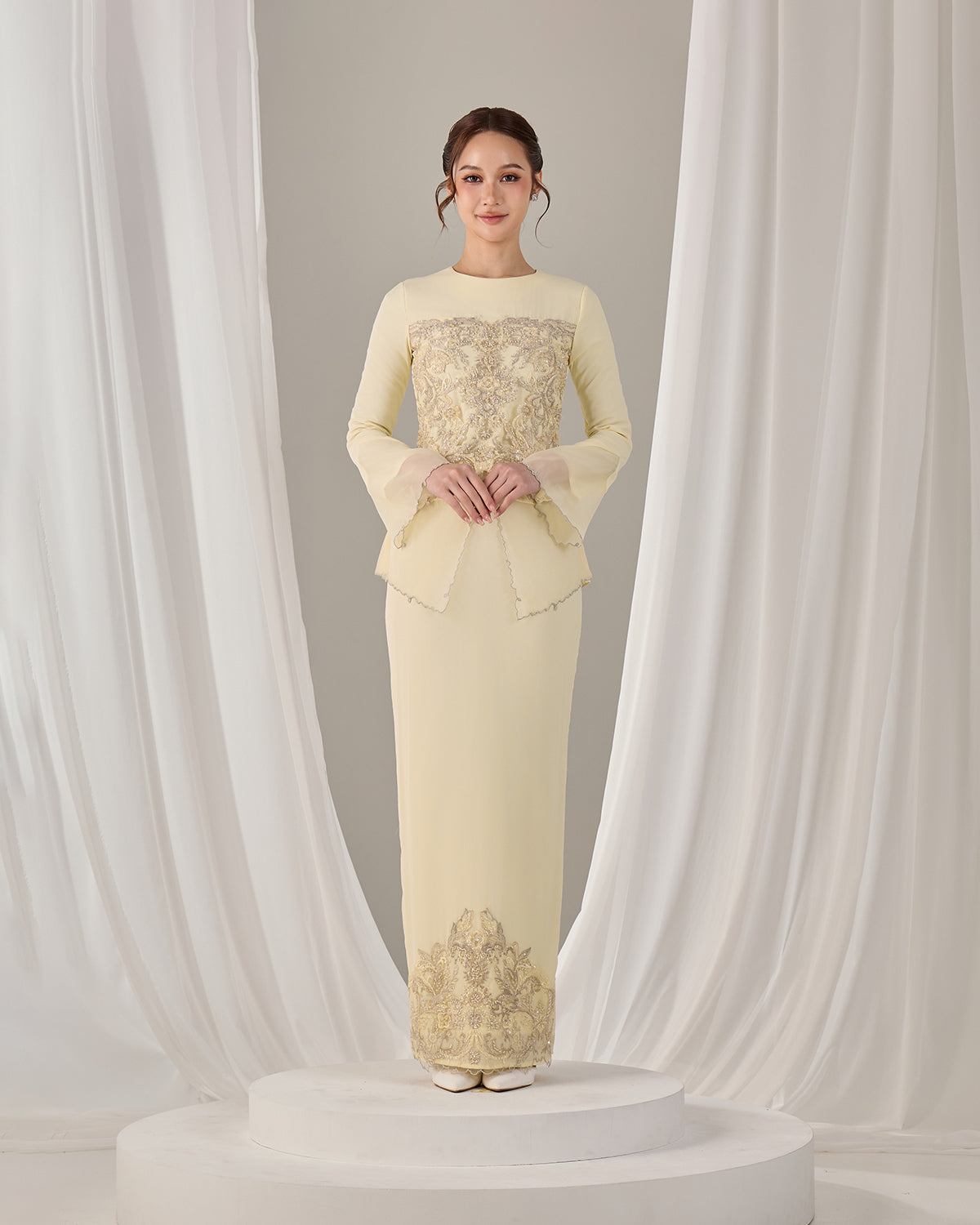 SERENE KURUNG (LIGHT YELLOW)