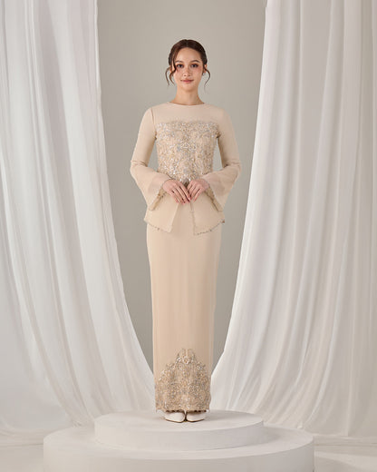 MINOR DEFECT SERENE KURUNG (CHAMPAGNE)